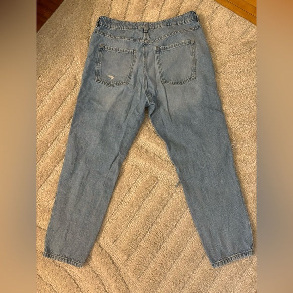 Distressed Garage Mom Jeans, Size 13. - Picture 2 of 3